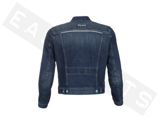Piaggio Blouson jeans VESPA Denim bleu Unisexe